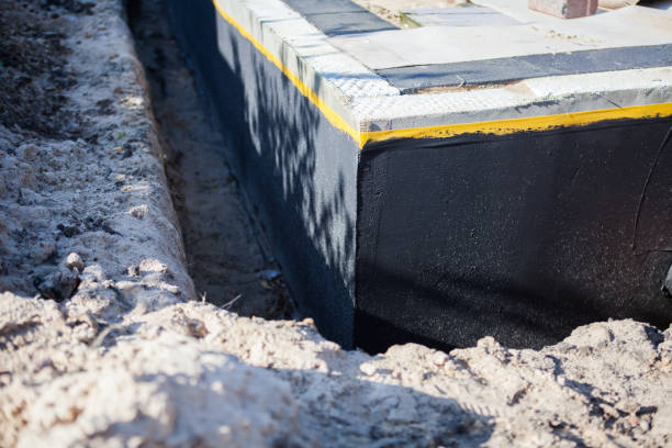 Residential Exterior Waterproofing installation at a Coker, AL home by SJ Waterproofing Pros